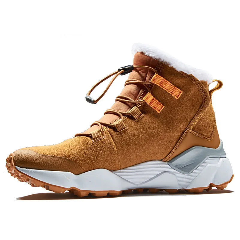 RAX Snow Boots for Men, Outdoor Sports Sneakers for Men and Women, Hiking Boots, Waterproof Plush Lining, Trekking Boots, Anti-Slip Tourism