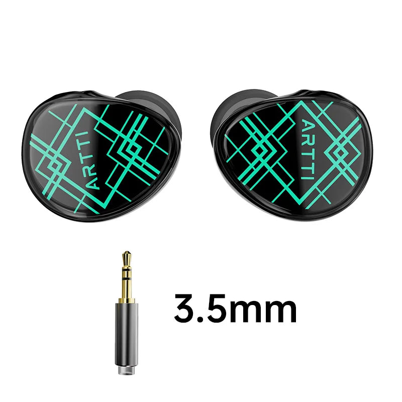 ARTTI T10 Planar Driver In-Ear HiFi Earphones, Wired IEM Monitors with 14.2mm Planar Driver, Detachable 0.78mm 2-Pin Cable, 3.5mm/4.4mm Audiophile Earbuds