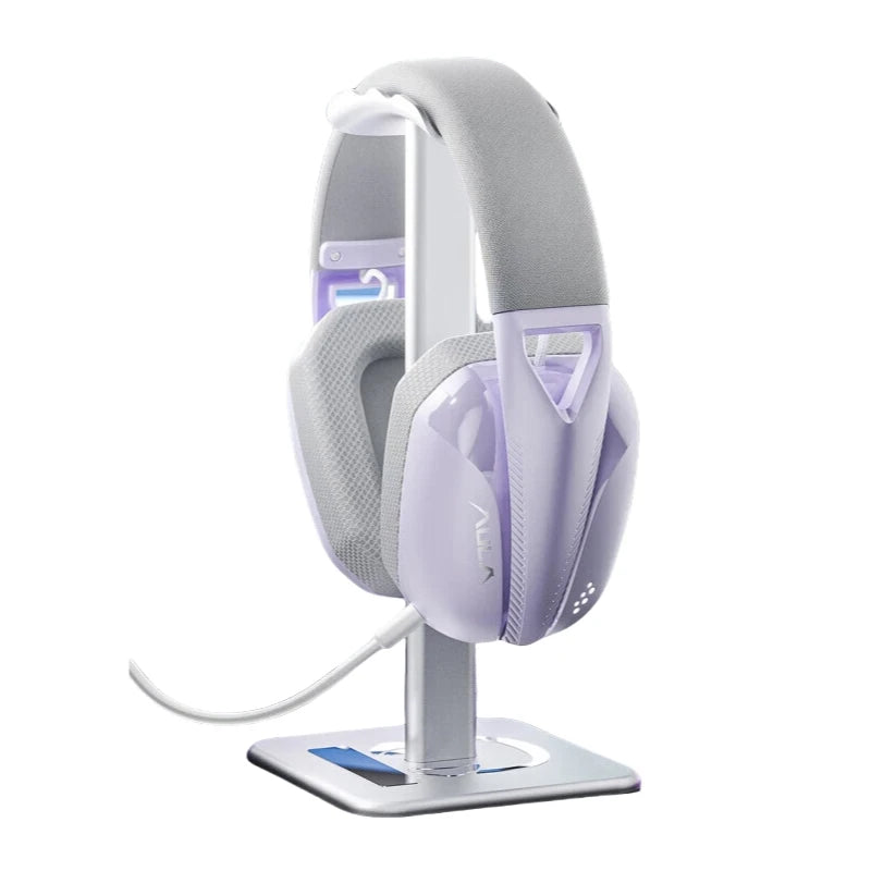 AULA S8 Gaming Headset Triple-Mode Wireless Bluetooth 5.3 Gaming Headset with Detachable Microphone, Lightweight Gaming Headset for PC, PS5, Switch & Mobile