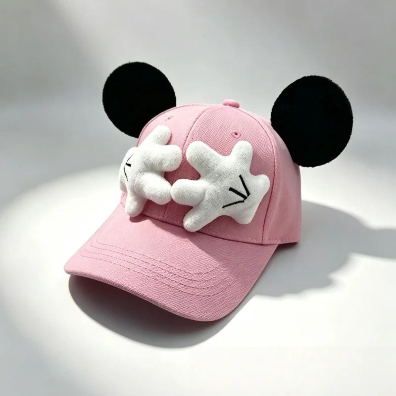 Anime Mouse Hot Sale Parent-Child Children's Baseball Cap Cartoon Big Eared Casual Sports Snapback Hat for Boys and Girls Gift