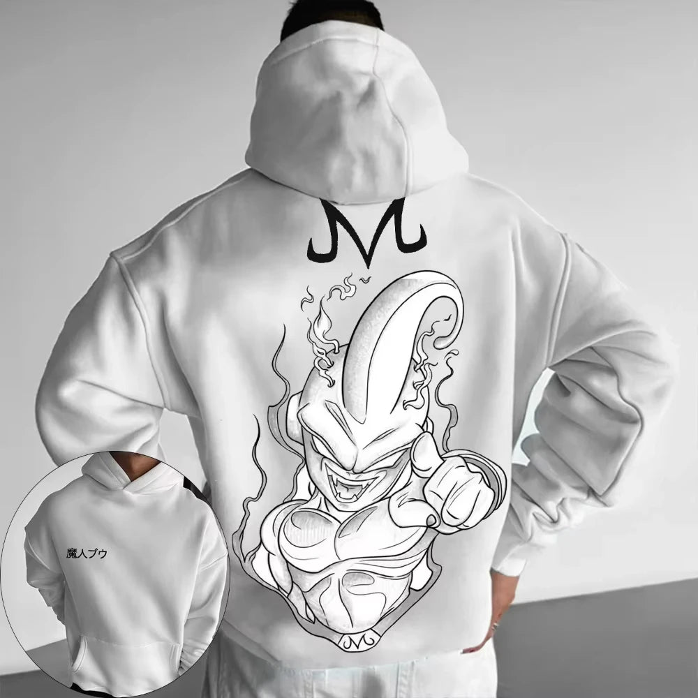 Dragon Broli Genuine Joint Men's Pullover 2025 Autumn and Winter New Loose Casual Gym Sports American Hip Hop Sweater Top
