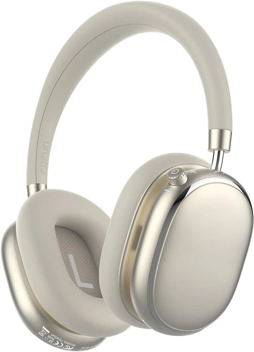 NC95 Hybrid Active Noise Cancelling Headphones Wireless Bluetooth 6.0 Over Ear Headphones with 65H Playtime, Hi-Res Audio, Knob Control