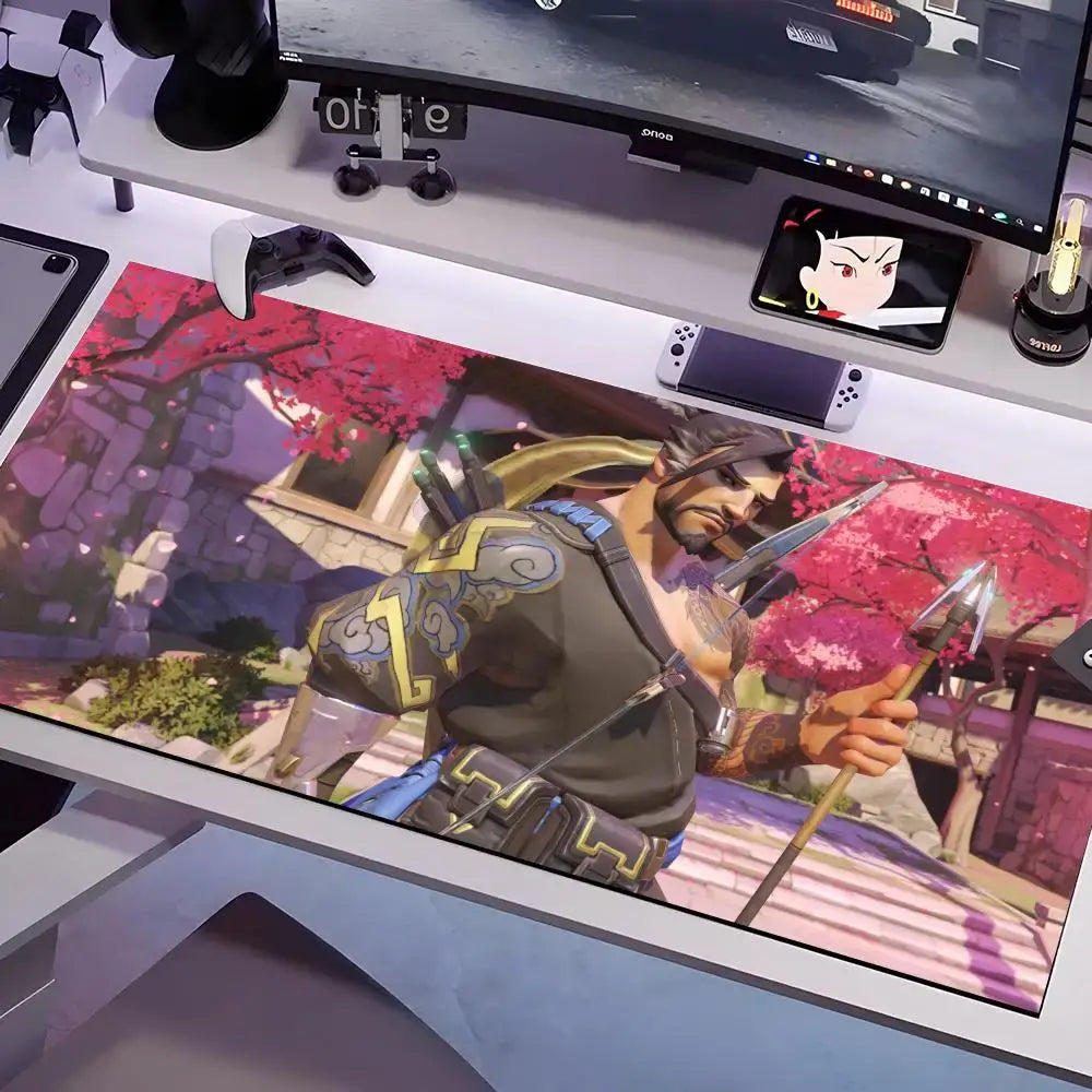 Overwatch Mouse Pad Multiple Sizes Large Square Computer Office Game Table Mats Rubber Anti-slip Mousepads