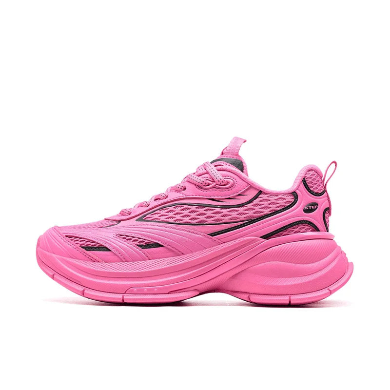 Xtep Basque 3 Sneakers Women Lightweight Wear-Resistant Trendy Durable Thick Sole Casual Sports Female Shoes 874218320006