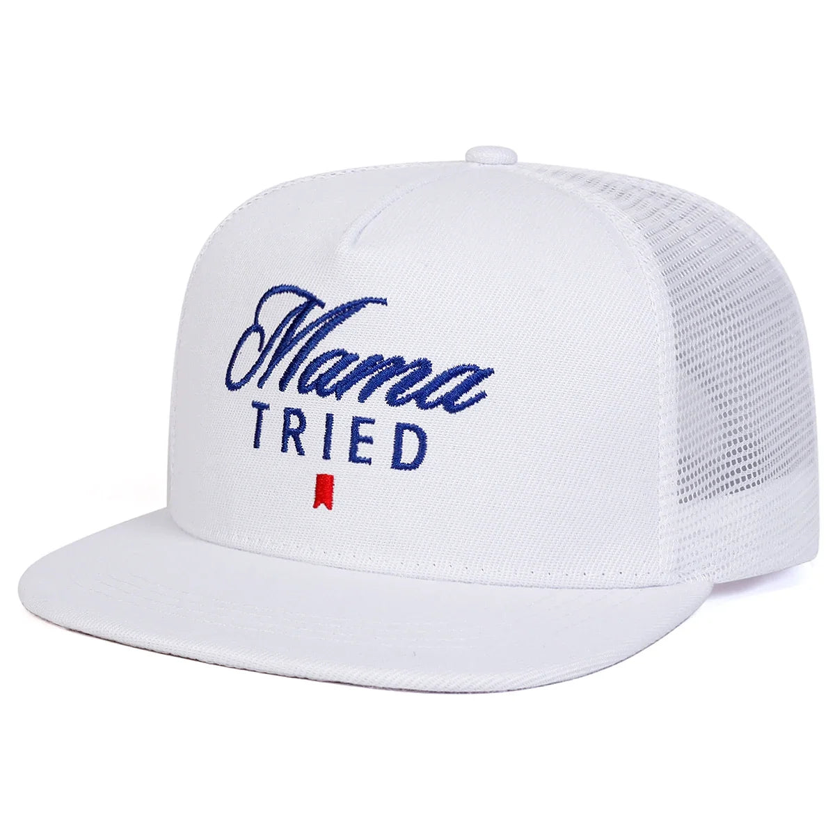 2PCSSET Unisex Mama TRIED Embroidery Hip-hop Net Hats Spring Summer Outdoor Adjustable Sports Casual Baseball Caps Sunscreen Hat