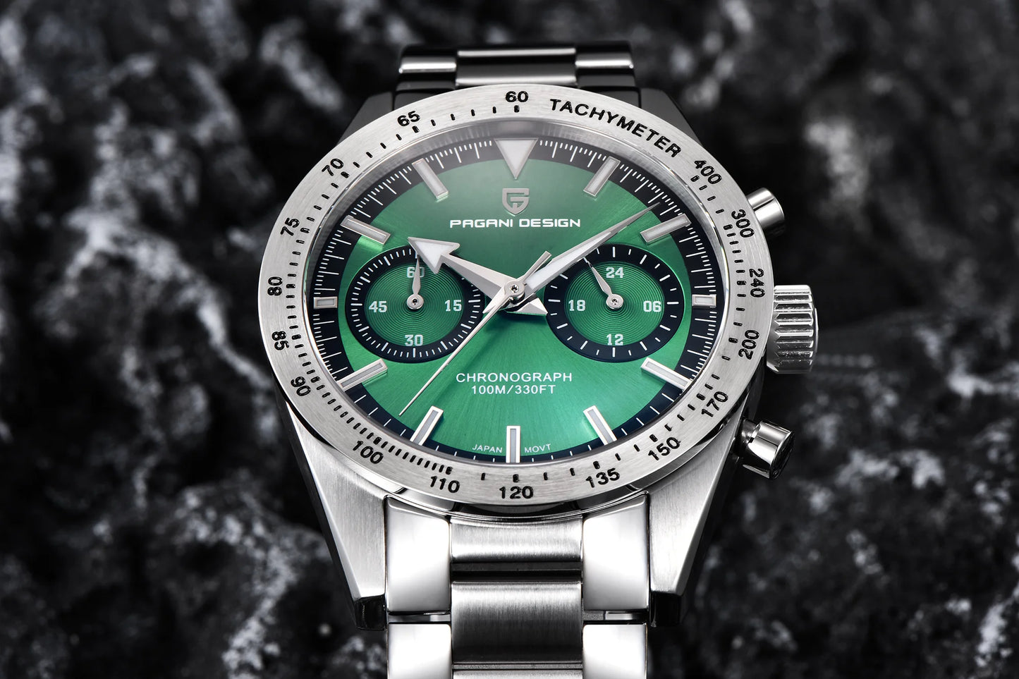 PAGANI DESIGN New 2026 Retro Luminous Moon Watch Men's Quartz Speed Sport Chronograph AR Sapphire Mirror VK64 Steel Men's Watches