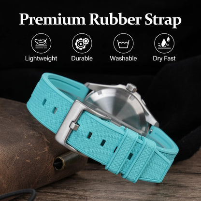 San Martin Grade 5 Titanium Watch SN0121TD PT5000/ST2130 Automatic Movement Watch 300M Waterproof Adjustable Clasp Wristwatch