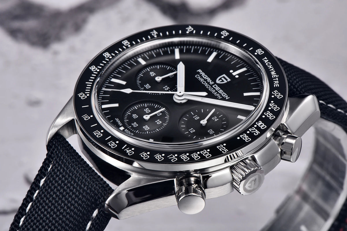 PAGANI DESIGN 2025 New AK Project Men's Watches Luxury Quartz Wrist Watch For Men AR Sapphire Speed Chronograph Automatic Date