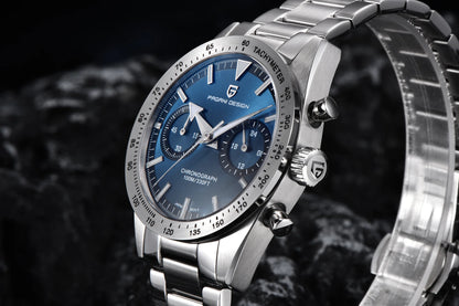 PAGANI DESIGN New 2026 Retro Luminous Moon Watch Men's Quartz Speed Sport Chronograph AR Sapphire Mirror VK64 Steel Men's Watches
