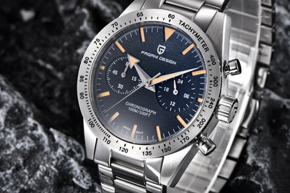 PAGANI DESIGN New 2026 Retro Luminous Moon Watch Men's Quartz Speed Sport Chronograph AR Sapphire Mirror VK64 Steel Men's Watches