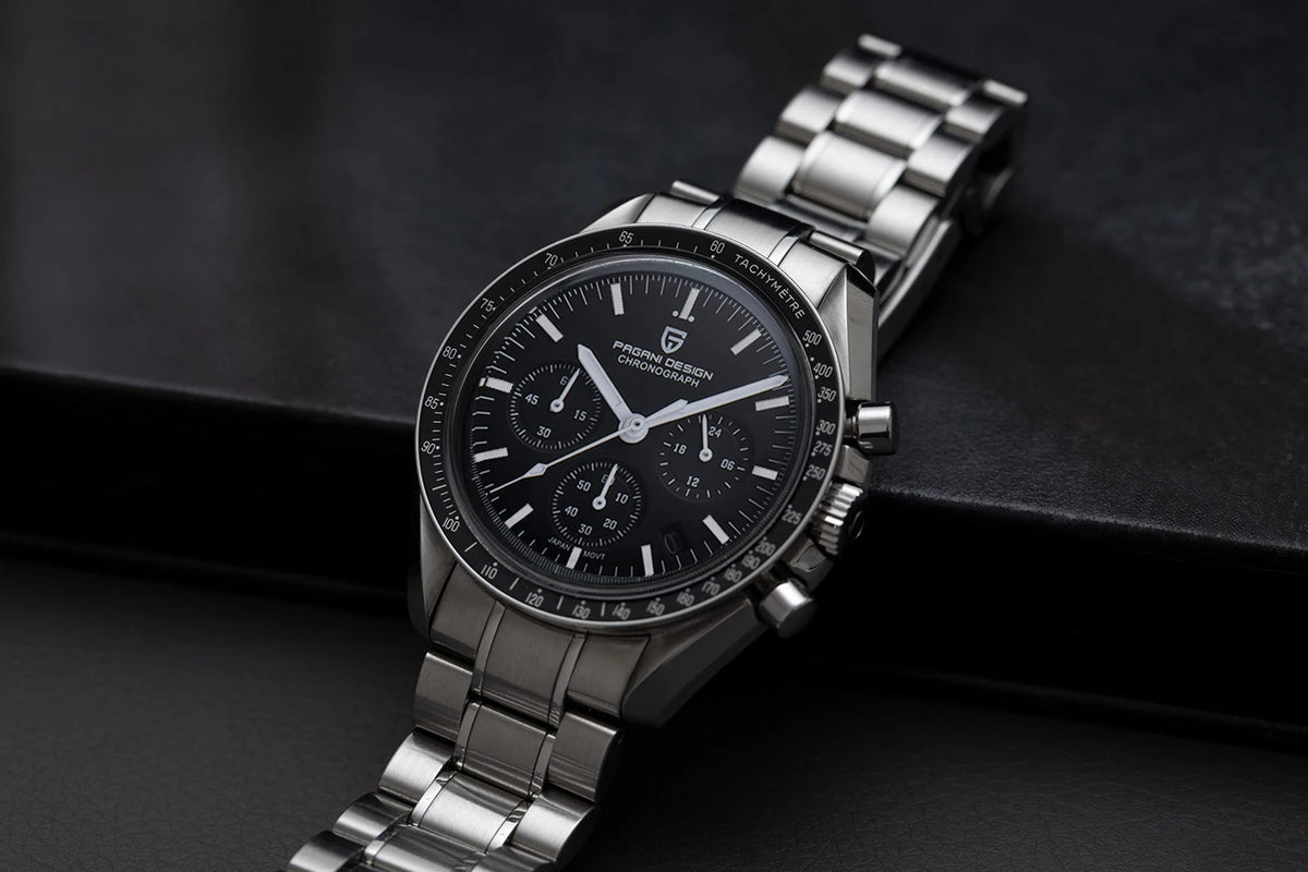 PAGANI DESIGN 2025 New AK Project Men's Watches Luxury Quartz Wrist Watch For Men AR Sapphire Speed Chronograph Automatic Date