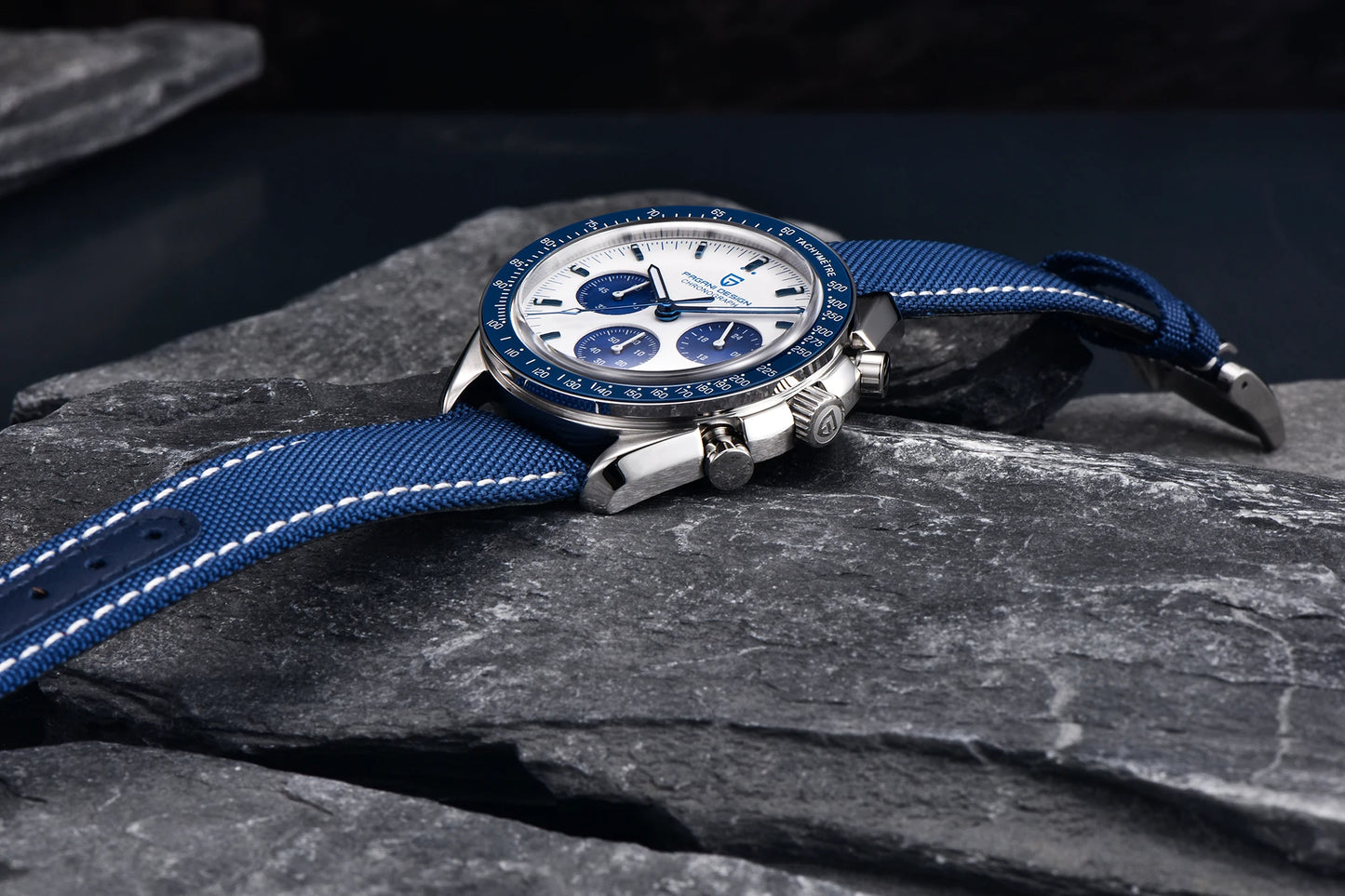 PAGANI DESIGN Planetary Series Saturn Light Tan  Quartz Watch Men Speed Chronograph AR Sapphire crystal Wristwatch Men 2026 New