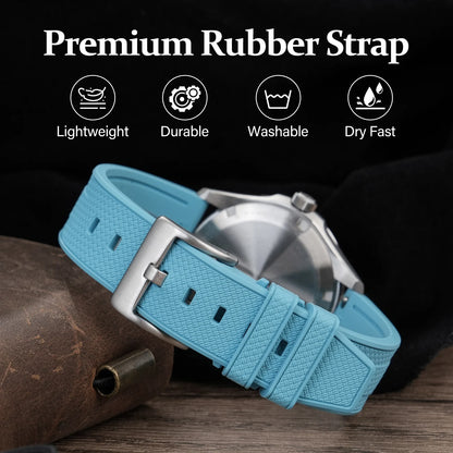 San Martin Grade 5 Titanium Watch SN0121TD PT5000/ST2130 Automatic Movement Watch 300M Waterproof Adjustable Clasp Wristwatch