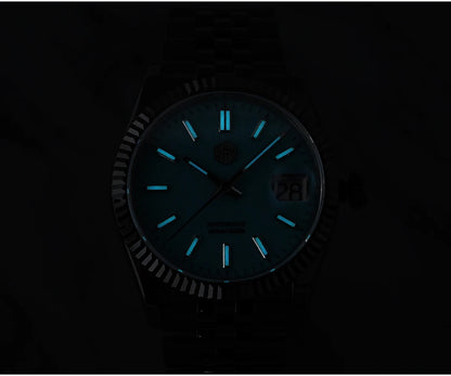 San Martin 36.5mm Men's Dress Watch Top Brand Luxury Automatic Mechanical Fashion Couples Watches Sapphire Waterproof 100m BGW9