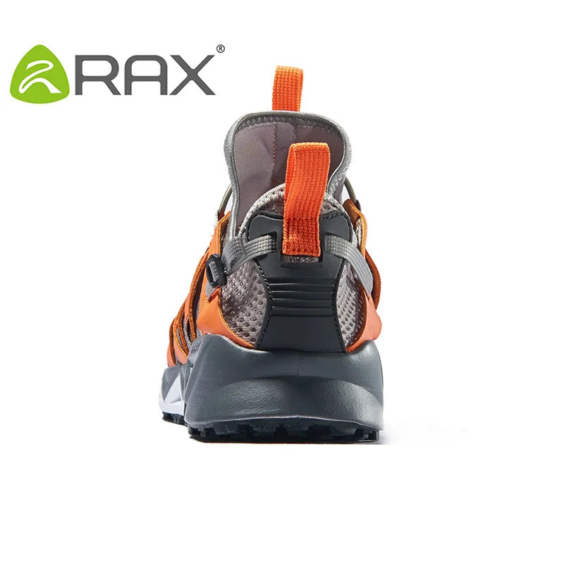 Rax Men's Aqua Upstreams Quick-drying Breathable Fishing Shoes Women Hole PU Insole Anti-slip Water Shoes Hiking