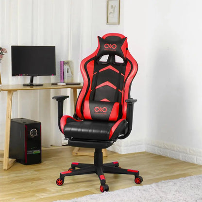 Chaise de bureau en cuir Joylive, chaise de jeu WCG, chaise ergonomique pour ordinateur, pivotante, inclinable, pour salle de jeu