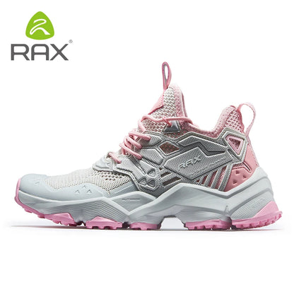 RAX Running Shoes Men & Women Outdoor Sport Breathable Lightweight Sneakers Air Mesh Upper Anti-Slip Natural Rubber Outsole