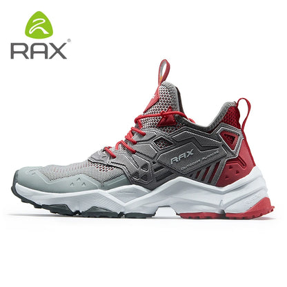 RAX Running Shoes Men & Women Outdoor Sport Breathable Lightweight Sneakers Air Mesh Upper Anti-Slip Natural Rubber Outsole