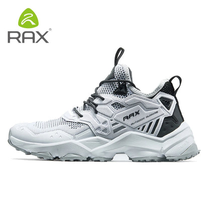 RAX Running Shoes Men & Women Outdoor Sport Breathable Lightweight Sneakers Air Mesh Upper Anti-Slip Natural Rubber Outsole