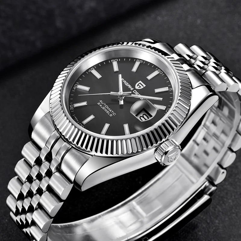 2025 New PAGANI DESIGN Date Men's Mechanical Watches Top Brand Luxury Automatic Wrist Watch for Men NH35A Movement 100M Waterproof