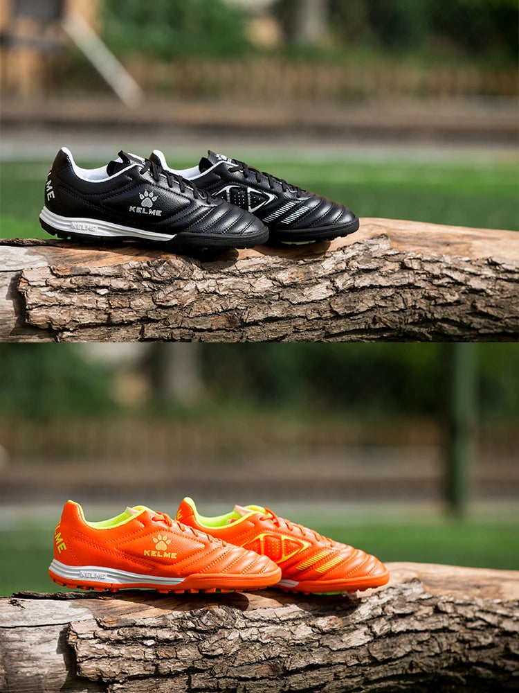 KELME Men Training TF Soccer Shoes Artificial Grass Anti-Slippery Youth Football Shoes AG Sports Training Shoes 871701