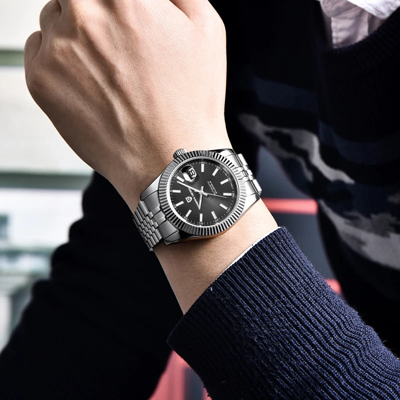 2025 New PAGANI DESIGN Date Men's Mechanical Watches Top Brand Luxury Automatic Wrist Watch for Men NH35A Movement 100M Waterproof