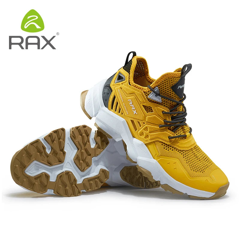 Rax Men Hiking Shoes Breathable Outdoor Sports Sneakers Lightweight Mountain Climbing Trekking Shoes Lightweight Shoes