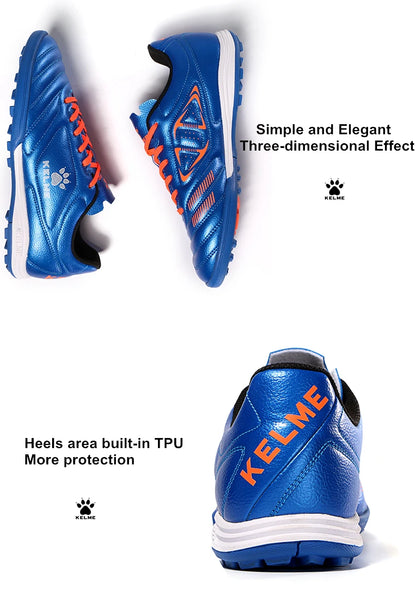 KELME Men Training TF Soccer Shoes Artificial Grass Anti-Slippery Youth Football Shoes AG Sports Training Shoes 871701