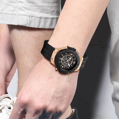 Herenhorloge Luxe Sport Siliconenband Japans uurwerk Kalender Kwarts Waterdicht horloge Relogio Masculino