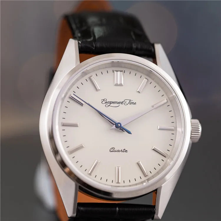 Escapement Time Quartz Watch 40mm Case VH31 Heat Treatment Hand