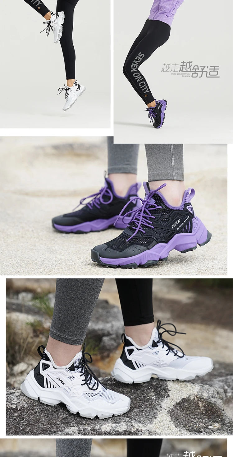 Rax Men Hiking Shoes Breathable Outdoor Sports Sneakers Lightweight Mountain Climbing Trekking Shoes Lightweight Shoes