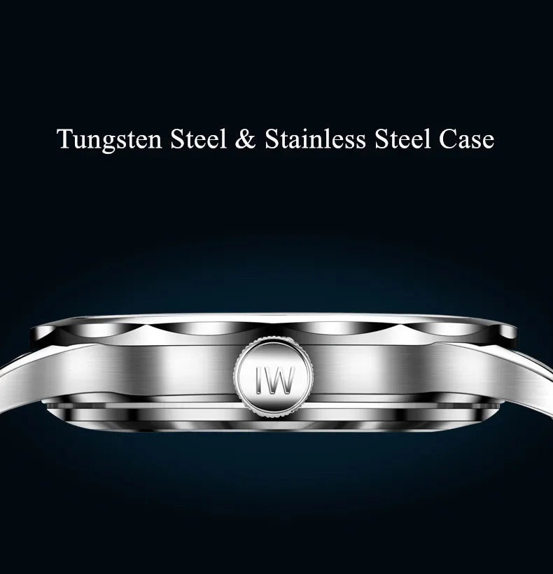Reloj CARNIVAL Mens Tungsten Mechanical Watch Brand Luxury NH36 Automatic Movement Wristwatches for Men Waterproof Montre Homme