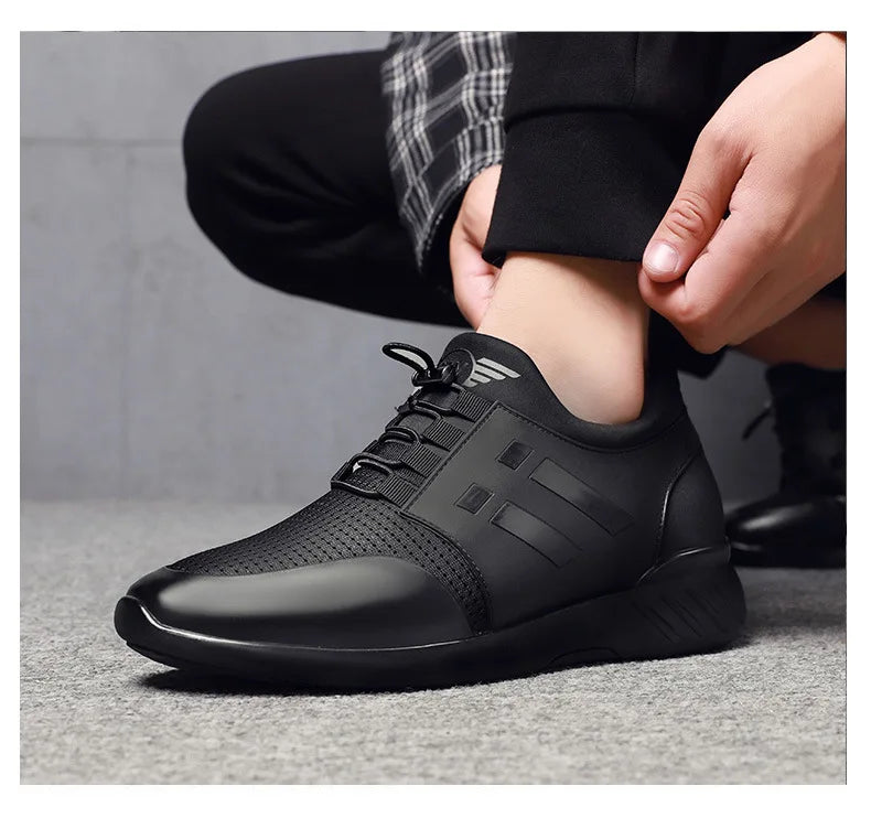 Oein 2022, baskets pour hommes, qualité supérieure, talon de 6 cm, chaussures de style britannique, nouvelles baskets d’été respirantes, chaussures de ville décontractées, grandes tailles, chaussures de bureau pour ho