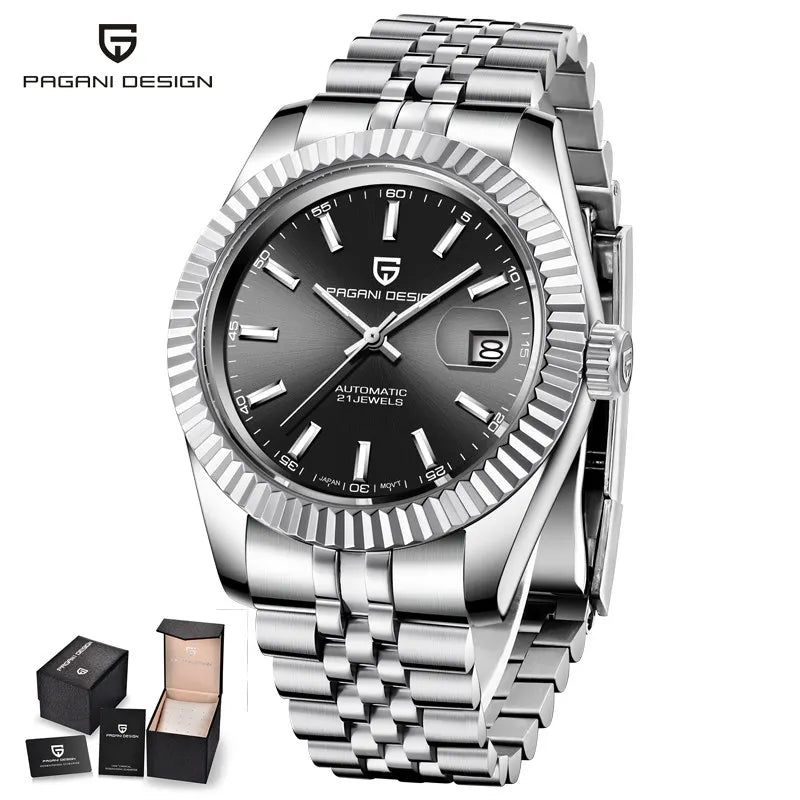 2025 New PAGANI DESIGN Date Men's Mechanical Watches Top Brand Luxury Automatic Wrist Watch for Men NH35A Movement 100M Waterproof