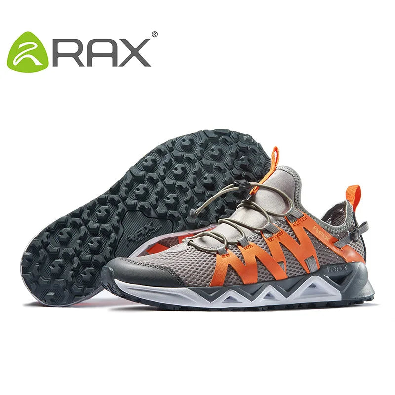 Rax men's aqua shoes walking breathable fishing shoes women wading shoes anti-slip water shoes sports upstream hiking sneakers