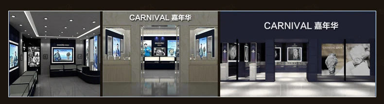 Carnival Brand Luxury Business Watch Fashion Waterproof Rose Gold Silver Calendar Automatic Mechanical Wristwatch For Men Reloj