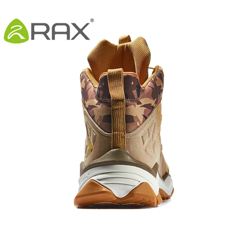 RAX Winter Hiking Boots Men Waterproof Breathable Outdoor Sports Sneakers Trekking Boots Mountain Trekking Shoes Big Size