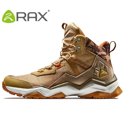 RAX Winter Hiking Boots Men Waterproof Breathable Outdoor Sports Sneakers Trekking Boots Mountain Trekking Shoes Big Size