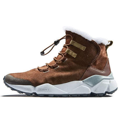 RAX Snow Boots for Men, Outdoor Sports Sneakers for Men and Women, Hiking Boots, Waterproof Plush Lining, Trekking Boots, Anti-Slip Tourism
