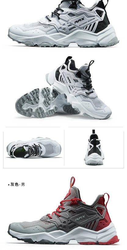 Rax Men Hiking Shoes Breathable Outdoor Sports Sneakers Lightweight Mountain Climbing Trekking Shoes Lightweight Shoes