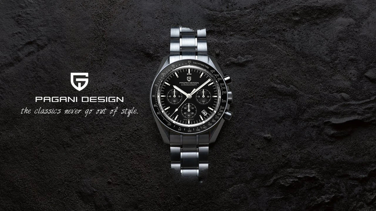 PAGANI DESIGN 2026 New CK2988 Moon Watches Retro Top Luxury Quartz Watch For Men Sapphire glass Speed Chronograph Wristwatch Men
