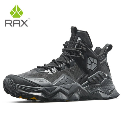 Rax Men's Waterproof Hiking Shoes Breathable Hiking Boots Outdoor Trekking Boots Sports Sneakers Tactical Shoes
