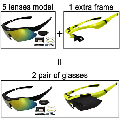 Ochelari de ciclism LOCLE UV400 polarizați pentru bărbați – pentru șosea, MTB, biciclete, pescuit, călărie – ochelari de protecție pentru ciclism