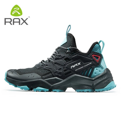 RAX Running Shoes Men & Women Outdoor Sport Breathable Lightweight Sneakers Air Mesh Upper Anti-Slip Natural Rubber Outsole