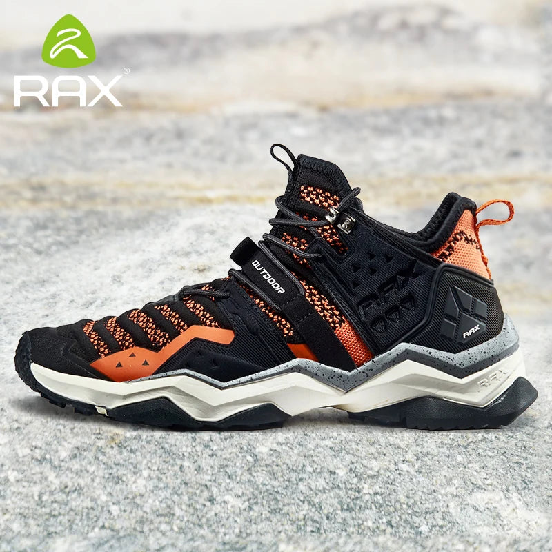 Rax Men's Hiking Shoes, Spring New Breathable Outdoor Sports Sneakers for Men, Mountain Shoes, Trekking Sports Shoes for Men