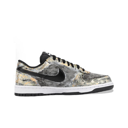 Custom Sneakers Nike Big River Immersed Moon Golden Emperor Burning Sky Flame Scorched Texture Gold Foil with Gift Bag For Men