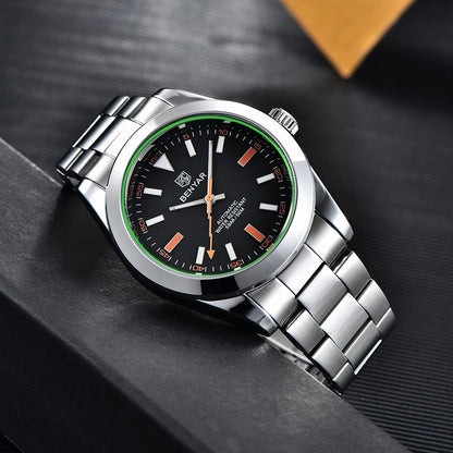 BENYAR 2026 New Mens Watches Top Brand Luxury Watch Men Automatic Mechanical Waterproof 50M Luminous Sports Wristwatch for Men