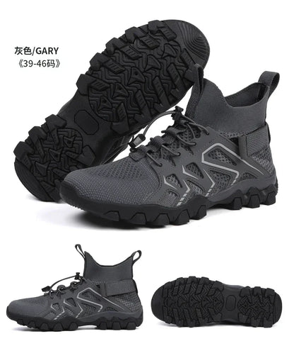Unisex Breathable Quick-Drying Fishing Water Sport Shoes Summer Upstream Barefoot Aqua Boots Outdoor Non-Slip Women Beach Shoes