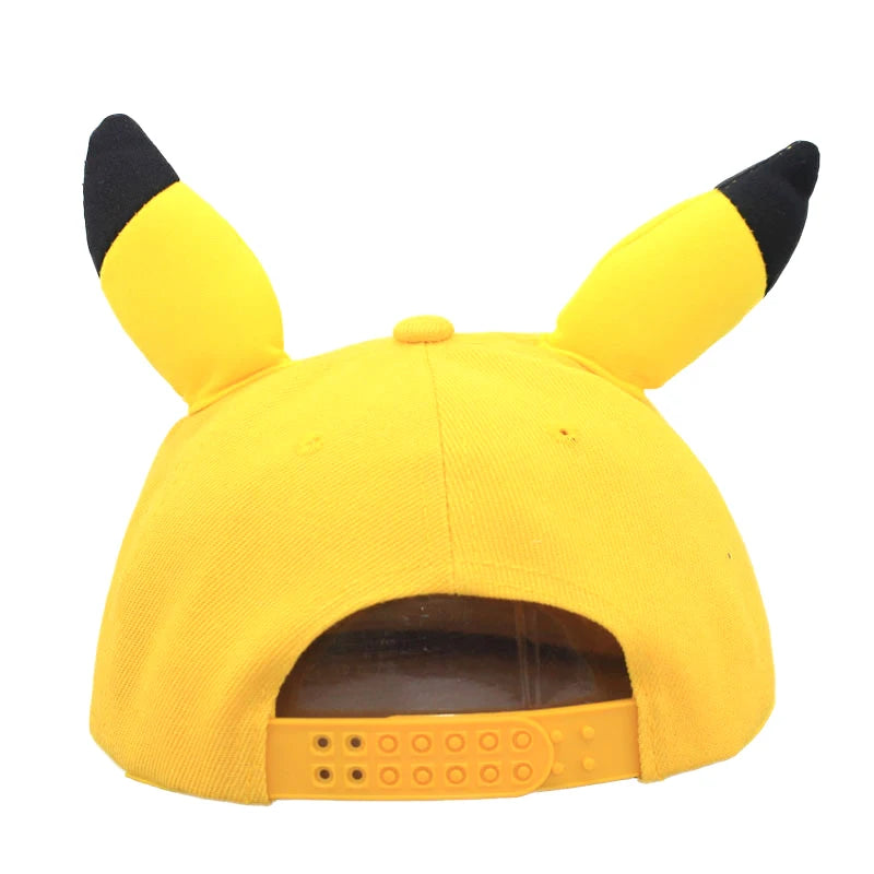 Anime Figure Pokemon Baseball Cap Pikachu Hat Adjustable Pokemon Cosplay Hip Hop Cartoon Adult Hats Boy Girl Kids Birthday Gifts