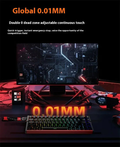 IROK MG68 Ace MG68 Plus MG68 Pro MG68 MAX mini Aluminum Magnetic Gaming Mechanical Keyboard 60% Rapid Trigger Gamer Keyboard